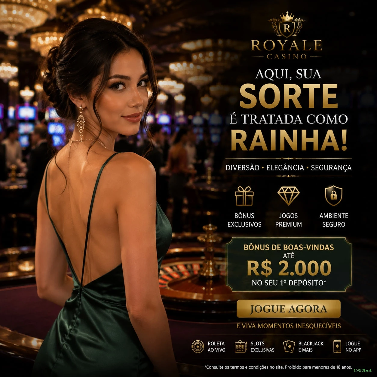 Cassino ao Vivo 1992bet - Dealers Brasileiros Profissionais