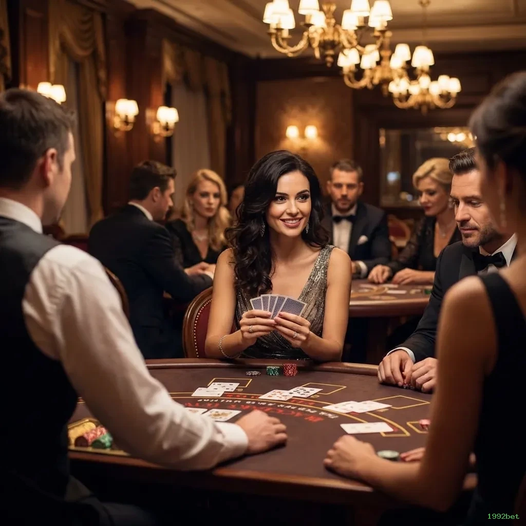 Jogos de Mesa Premium 1992bet - Blackjack, Roleta, Baccarat